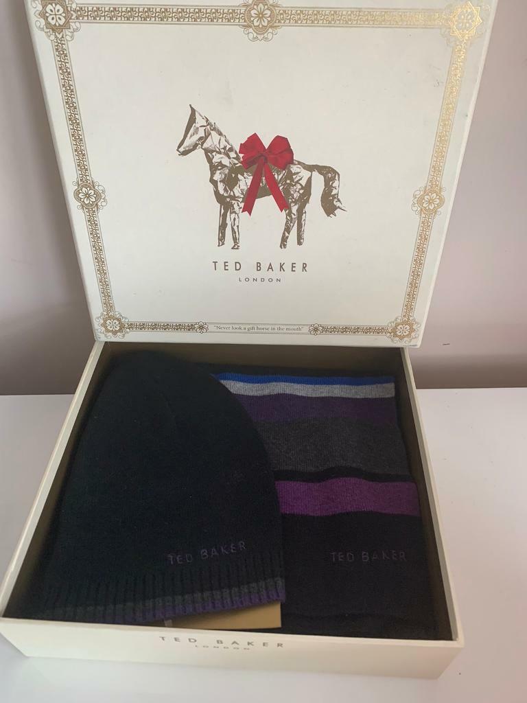 ted baker hat and scarf